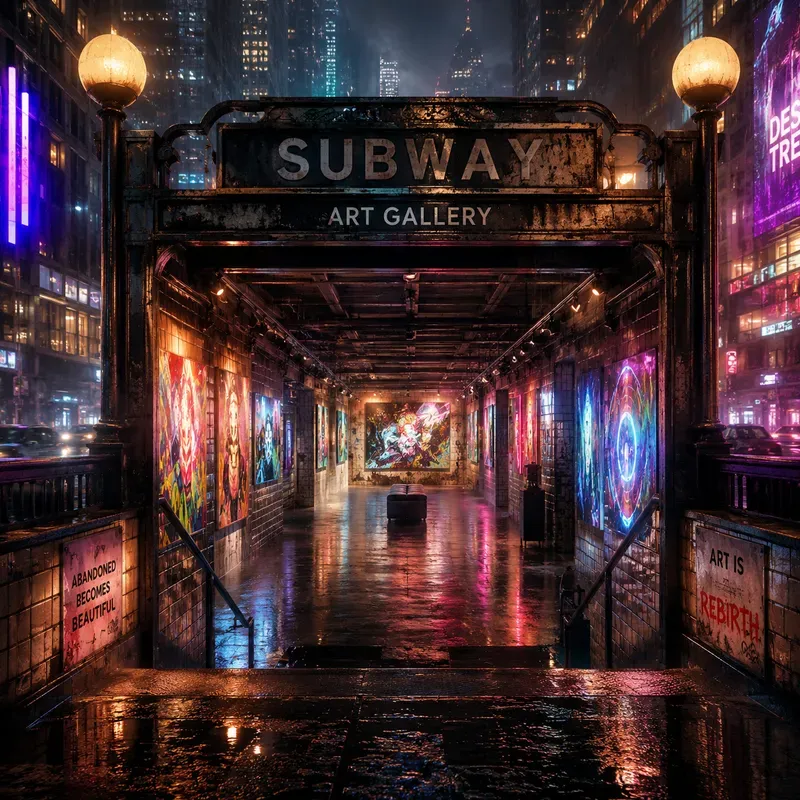 Neon Noir Dreamscapes
