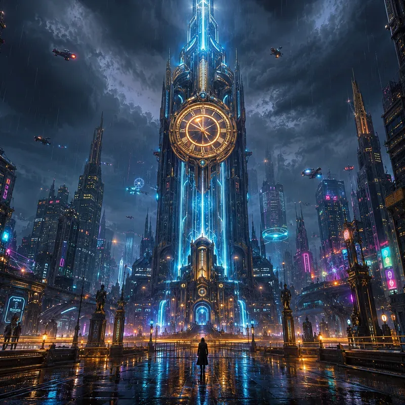 Neon Noir Dreamscapes