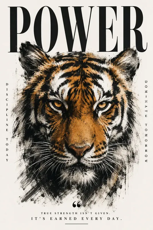 Expressive Animal Art Poster Collections
