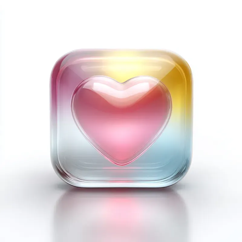 Glossy Glass 3D App Icons