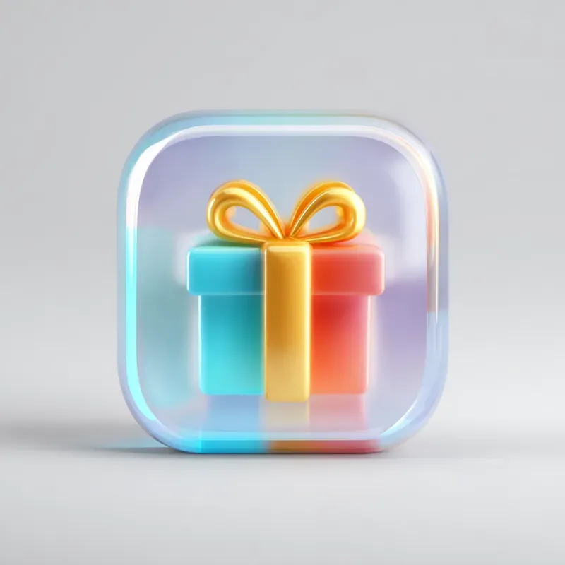 Glossy Glass 3D App Icons