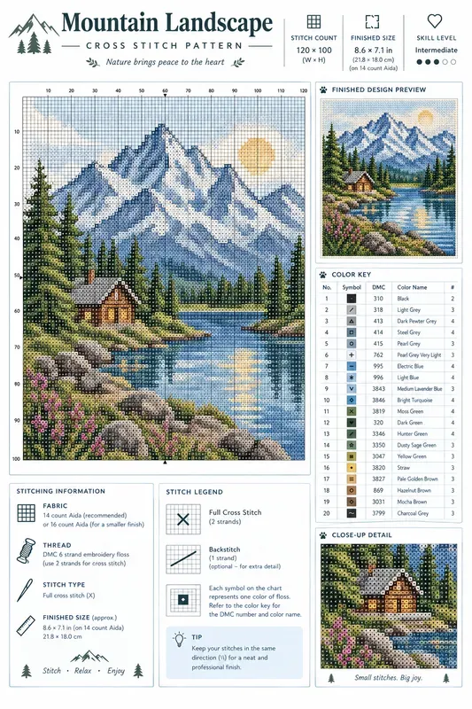 Custom Crossstitch Pattern Sheets