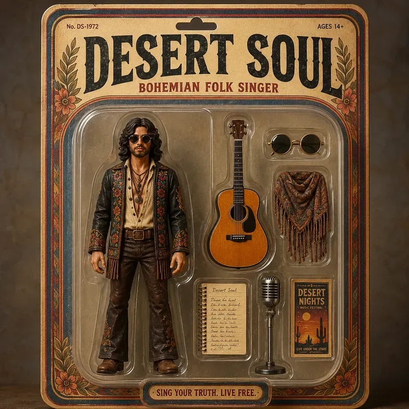 Retro Collectible Figure Generator