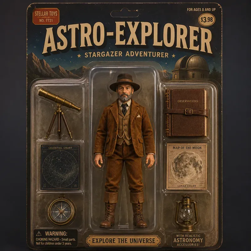 Retro Collectible Figure Generator