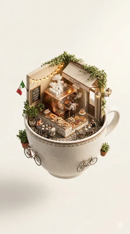 Floating Isometric Microworlds