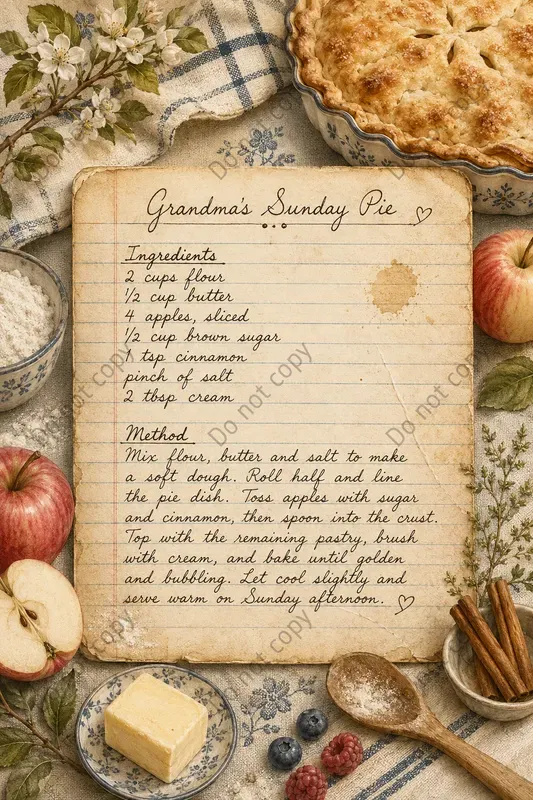 Family Recipe Keepsake Prints