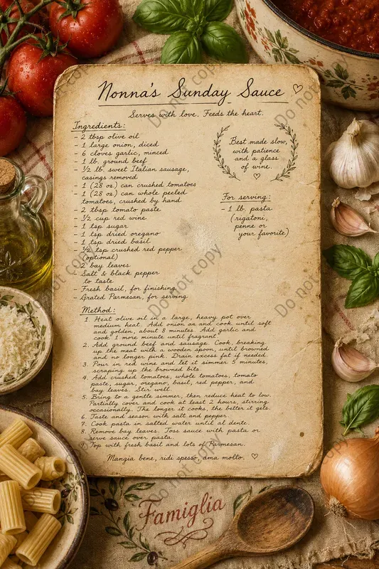 Family Recipe Keepsake Prints