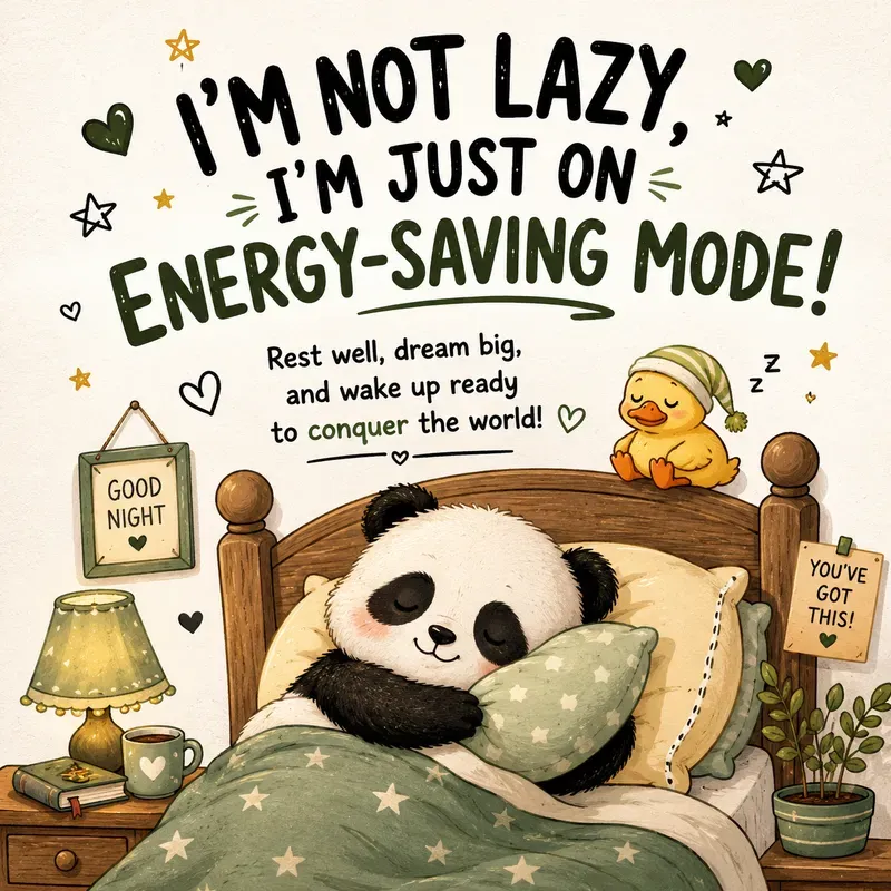 Cozy Cartoon Goodnight Posters