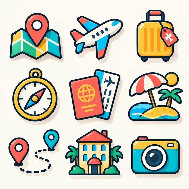 Chunky Neopop App UI Icon Grid Kits