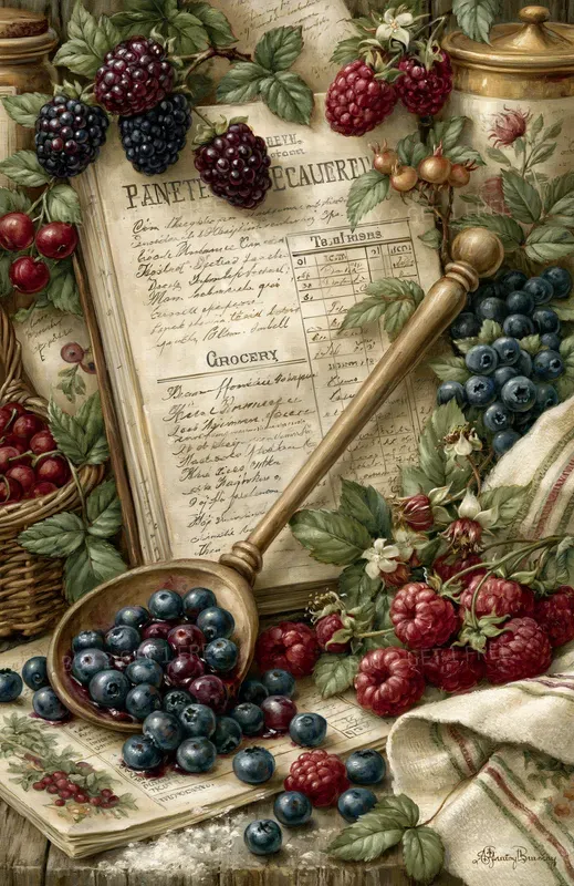 Blackberry Cottage Kitchen Journal Pages
