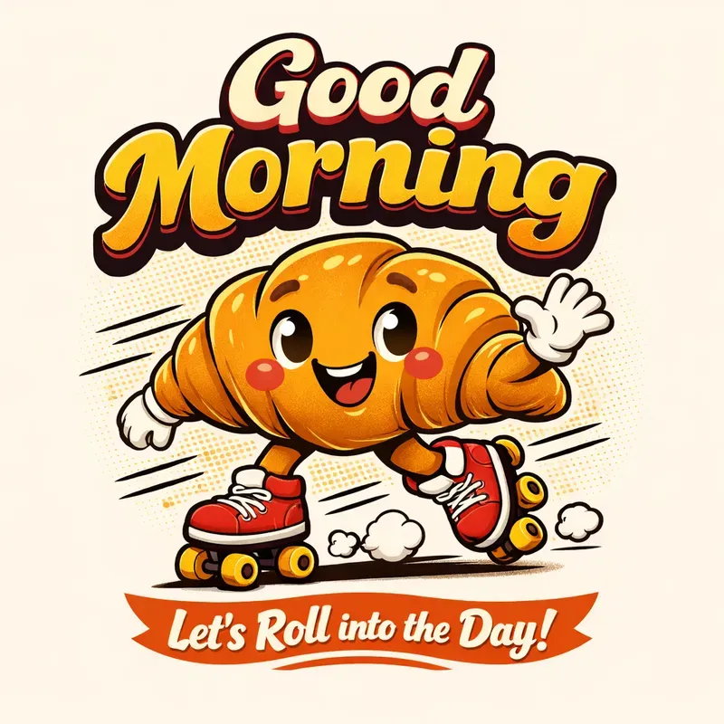 Cute Morning Cartoon Designs