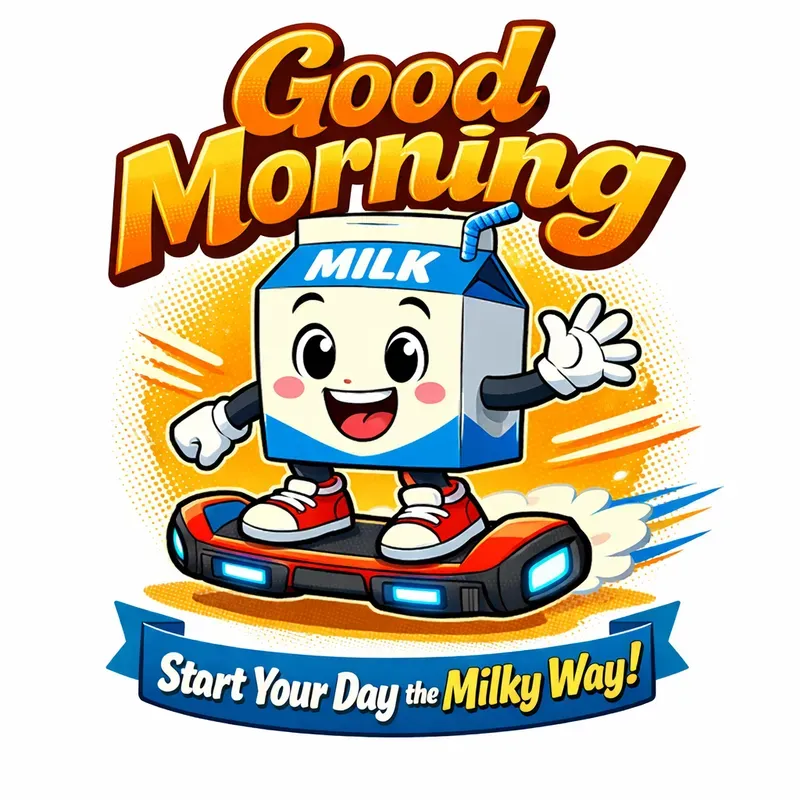 Cute Morning Cartoon Designs