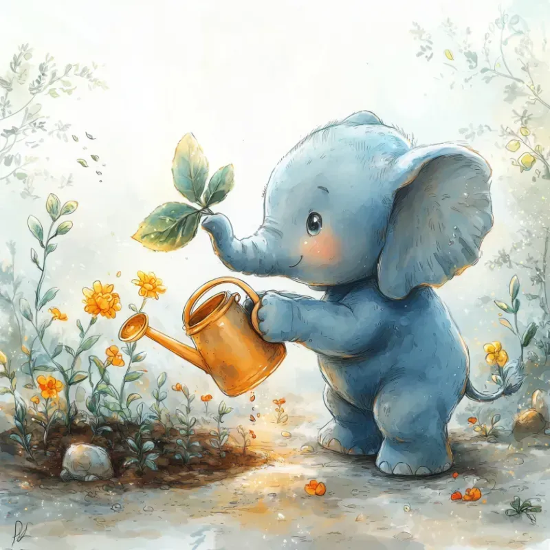 Kawaii Chibi Animal Fairy Garden Art