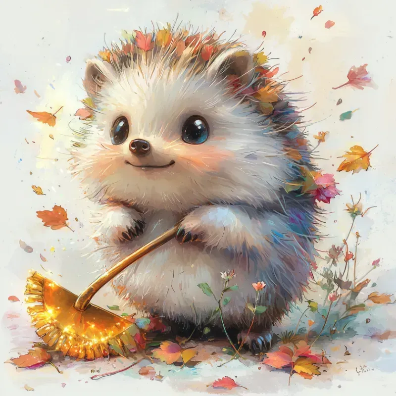Kawaii Chibi Animal Fairy Garden Art
