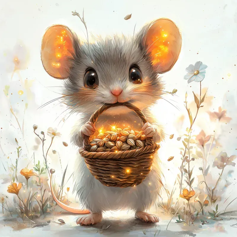 Kawaii Chibi Animal Fairy Garden Art