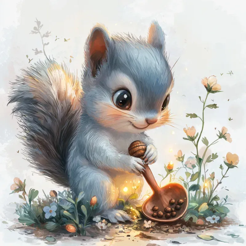 Kawaii Chibi Animal Fairy Garden Art