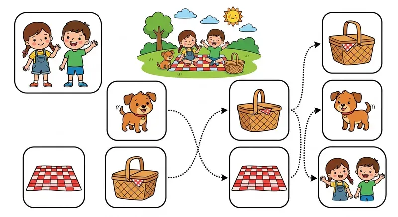 Kids Scene Match Worksheet Generator
