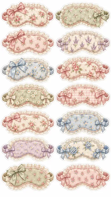 Cottagecore Pajama Party Sticker Sheets