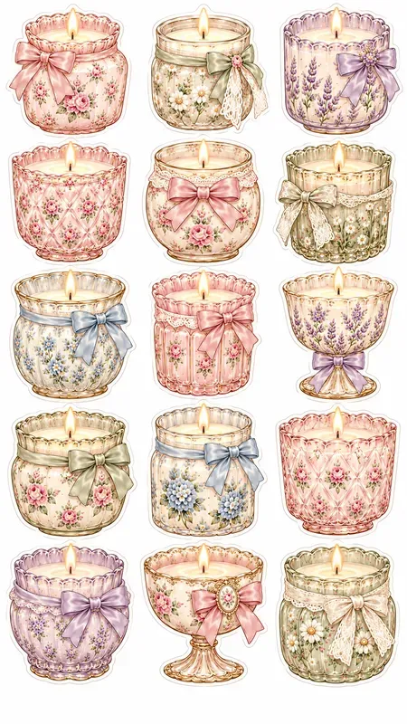 Cottagecore Pajama Party Sticker Sheets