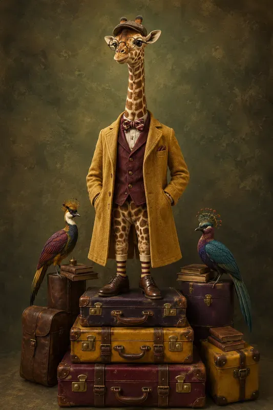 Whimsical Vintage Travelers
