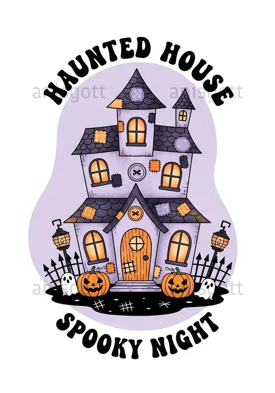 Spooky Cute Whimsical Halloween Clipart