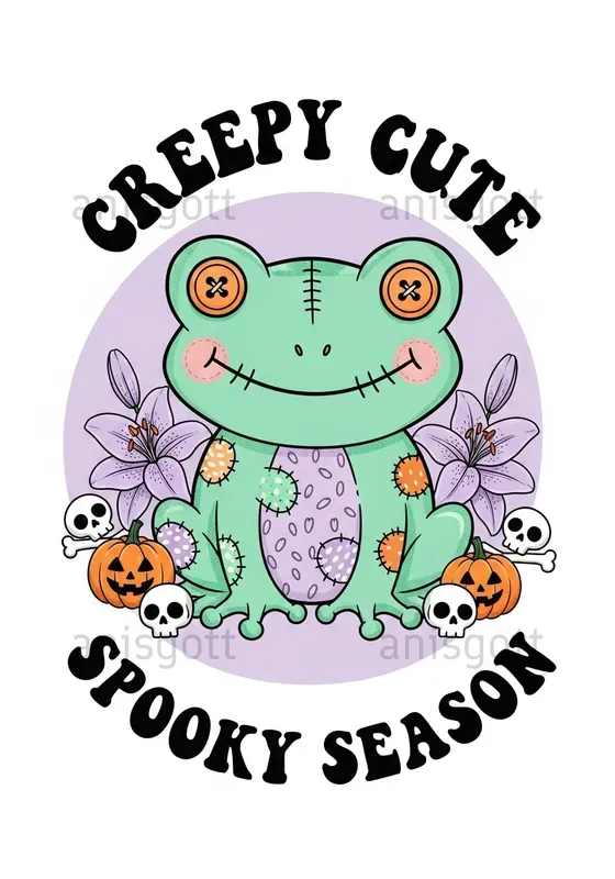 Spooky Cute Whimsical Halloween Clipart