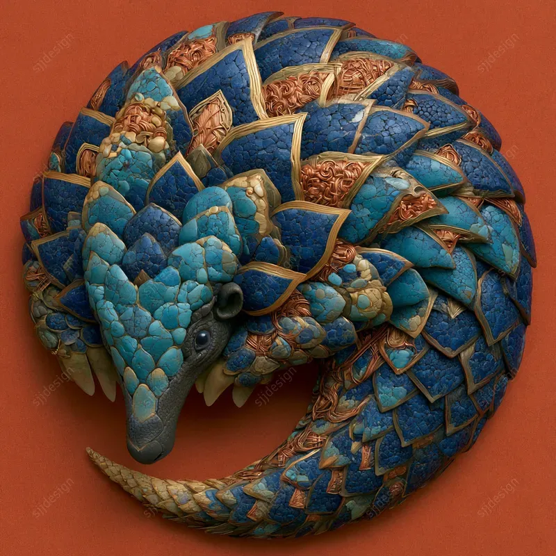 Mystic Turquoise Relief Art