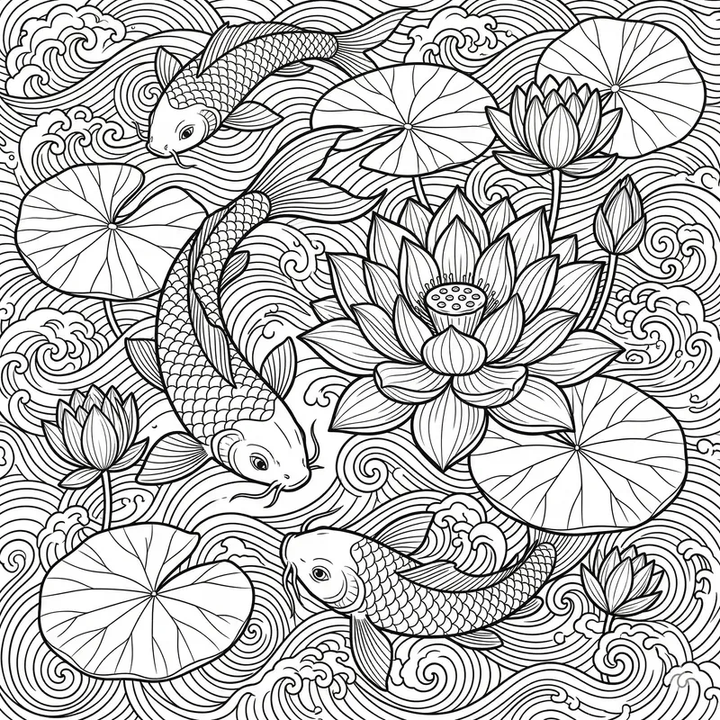 Intricate Adult Coloring Pages