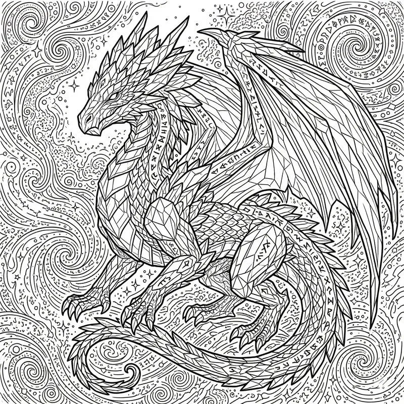 Intricate Adult Coloring Pages