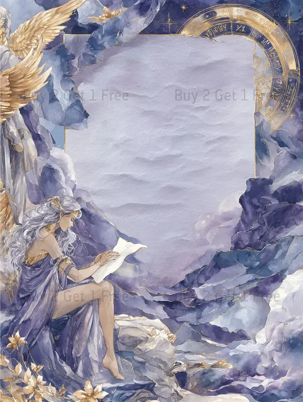 Celestial Astrology Background Frames