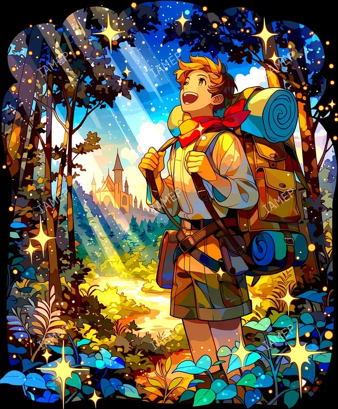 Anime Adventure Scenic Characters