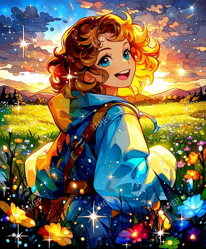 Anime Adventure Scenic Characters