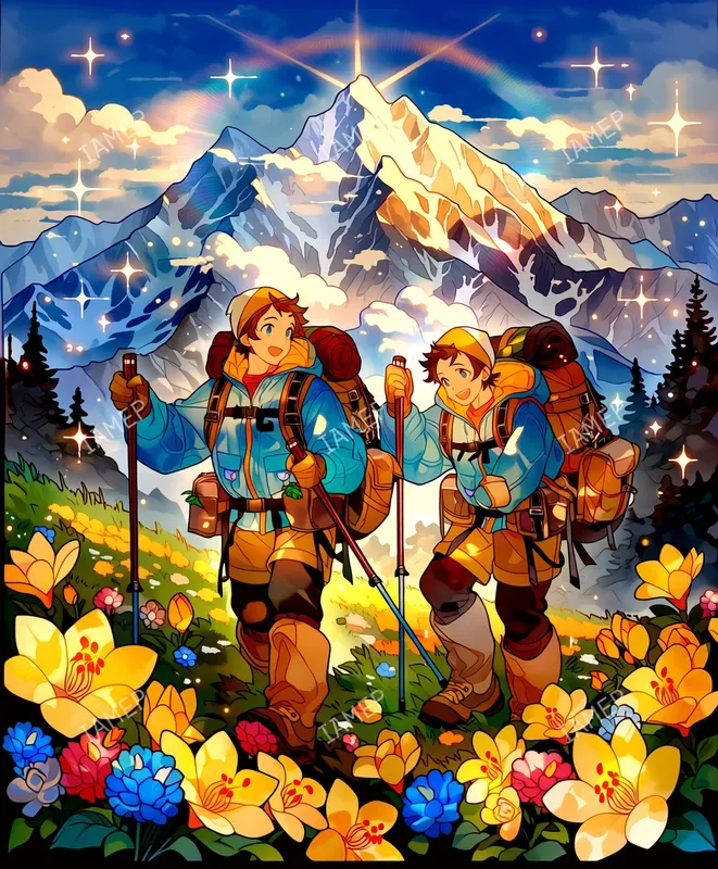 Anime Adventure Scenic Characters