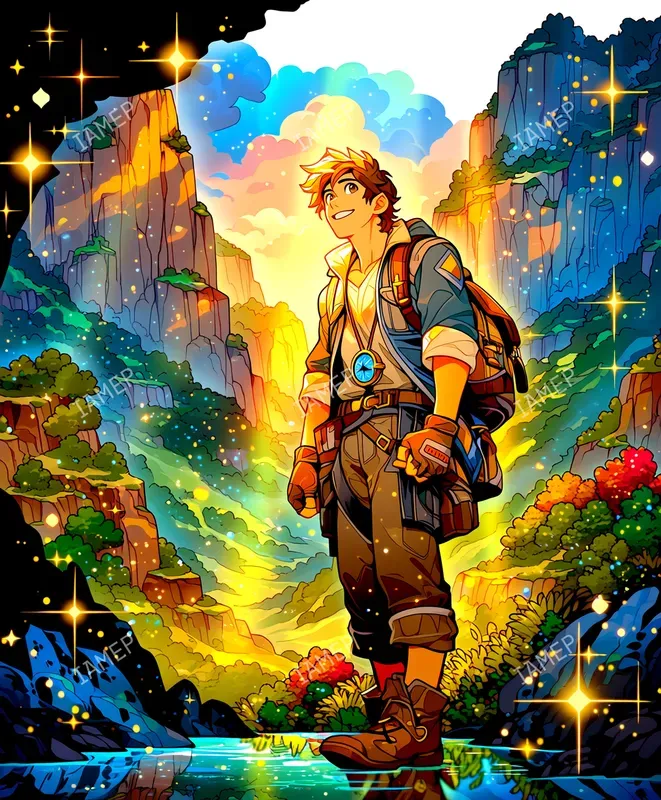 Anime Adventure Scenic Characters