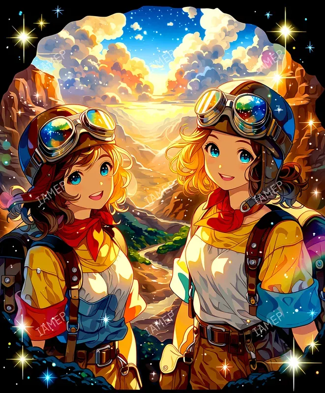 Anime Adventure Scenic Characters