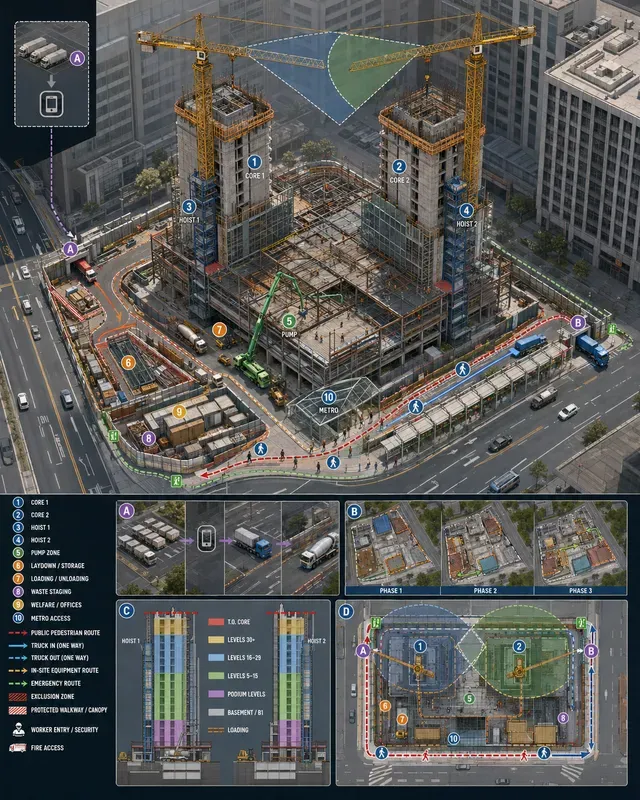 Construction Site Logistics Plans