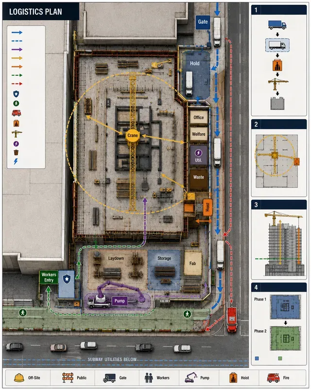 Construction Site Logistics Plans