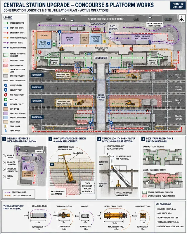 Construction Site Logistics Plans