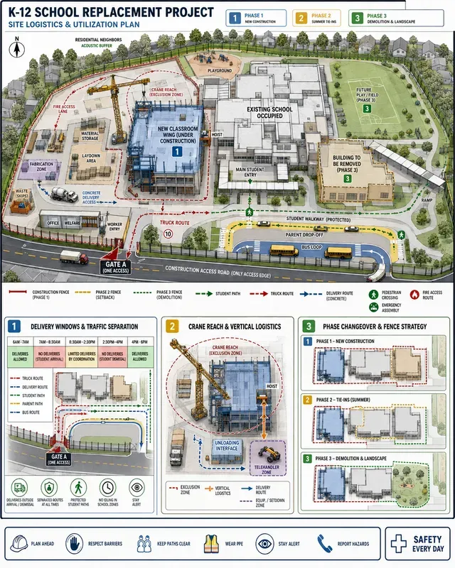 Construction Site Logistics Plans