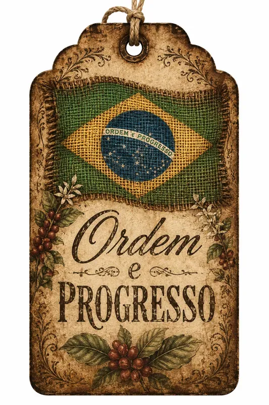 Vintage Country Flag Tags