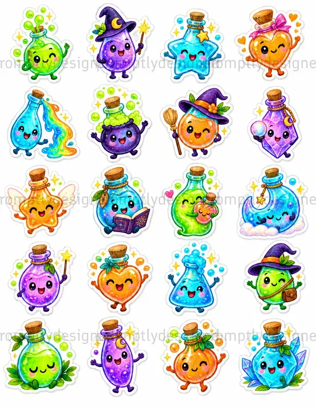 Cute Halloween Sticker Sheets