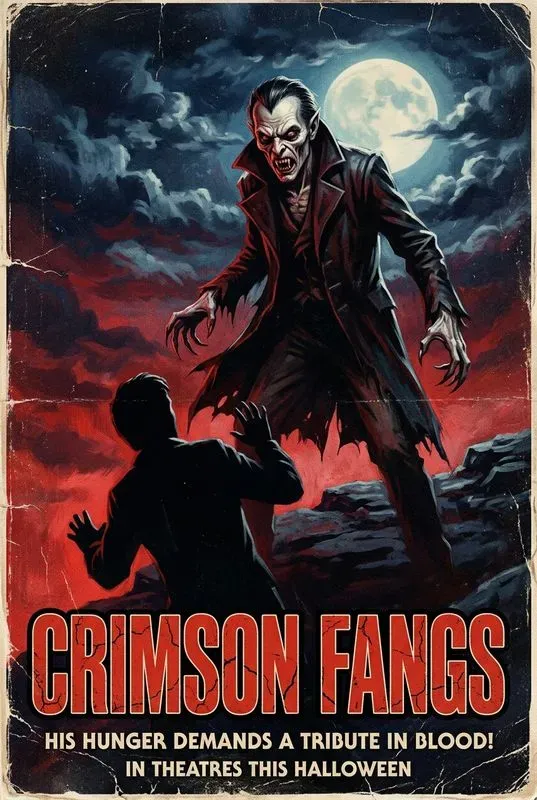 Retro 80s Horror Movie Posters