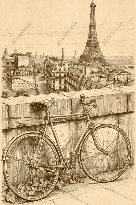 Vintage Ink Travel Sketch Posters