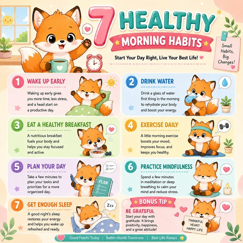 Cute Character Infographics