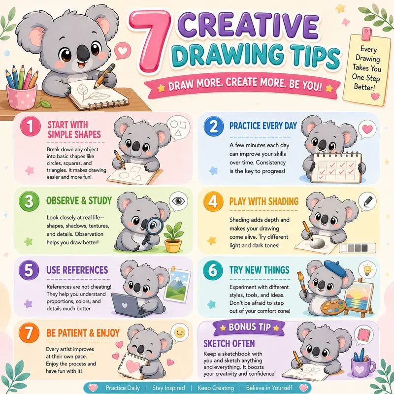 Cute Character Infographics