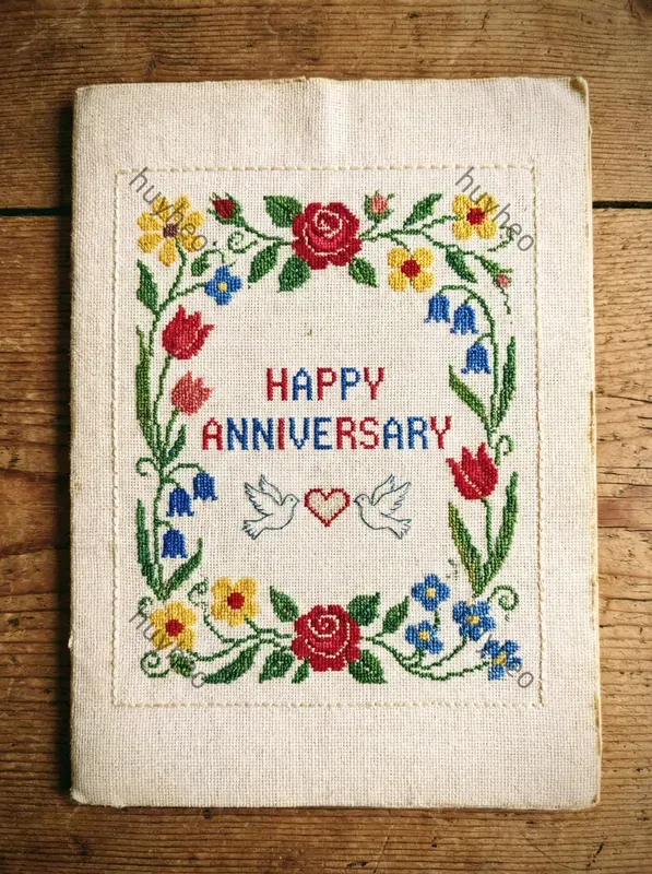 Vintage Folk Embroidery Art