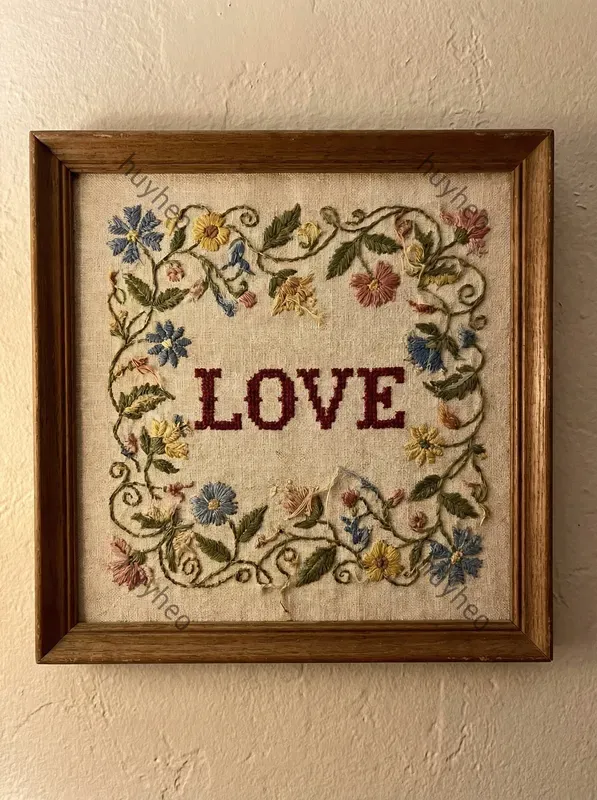 Vintage Folk Embroidery Art