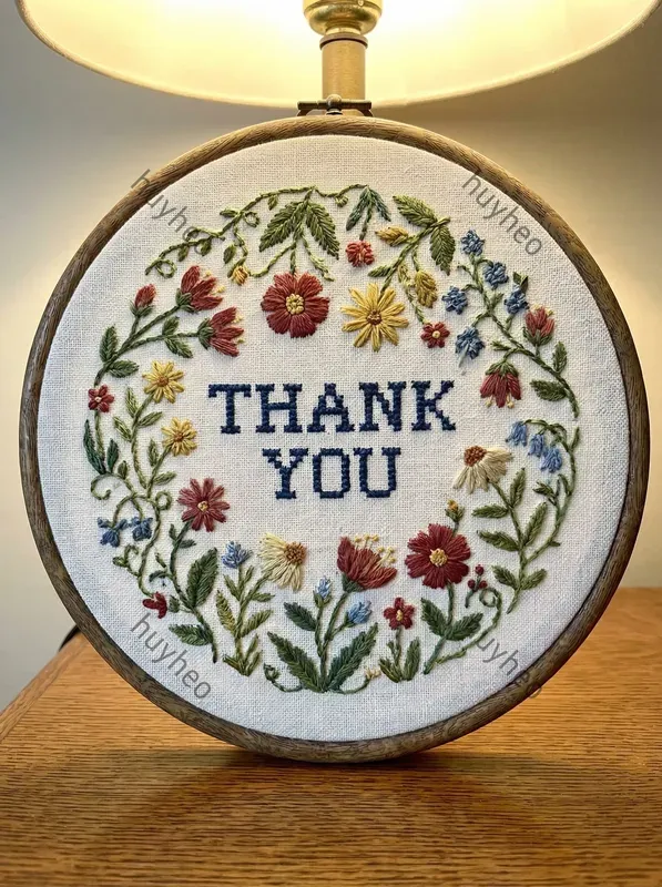 Vintage Folk Embroidery Art