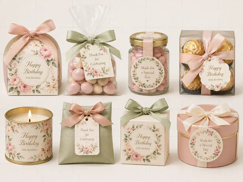 Birthday Gift Favor Packagings