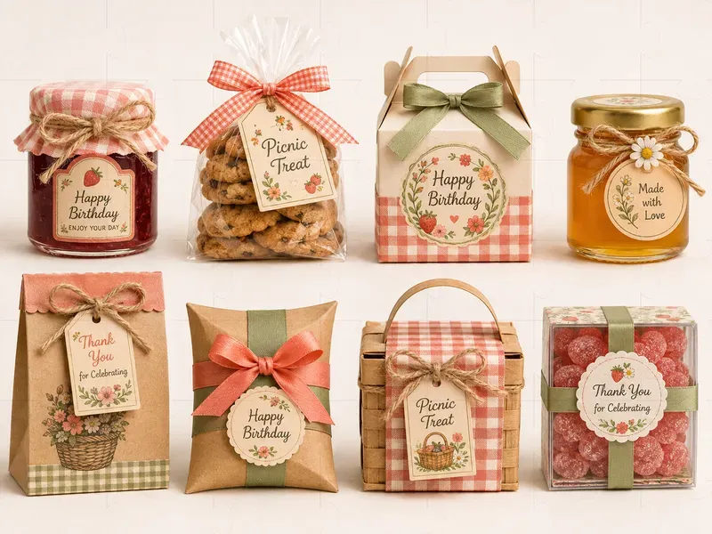 Birthday Gift Favor Packagings